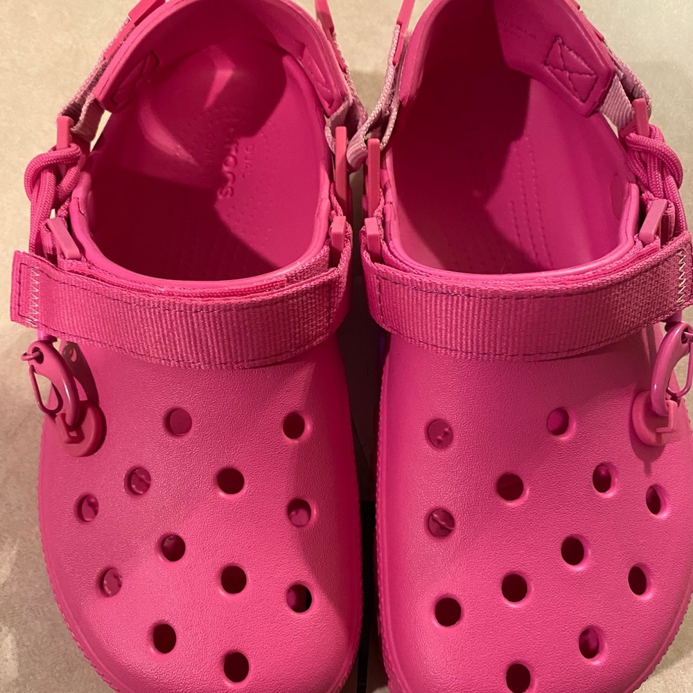 Post Malone Pink Crocs W10/M8